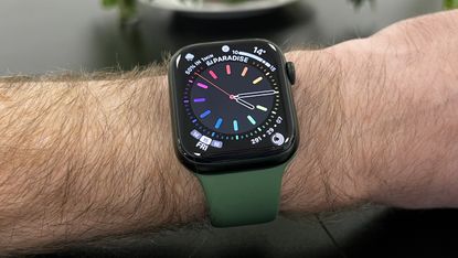 Apple Watch Series 7 on wrist
