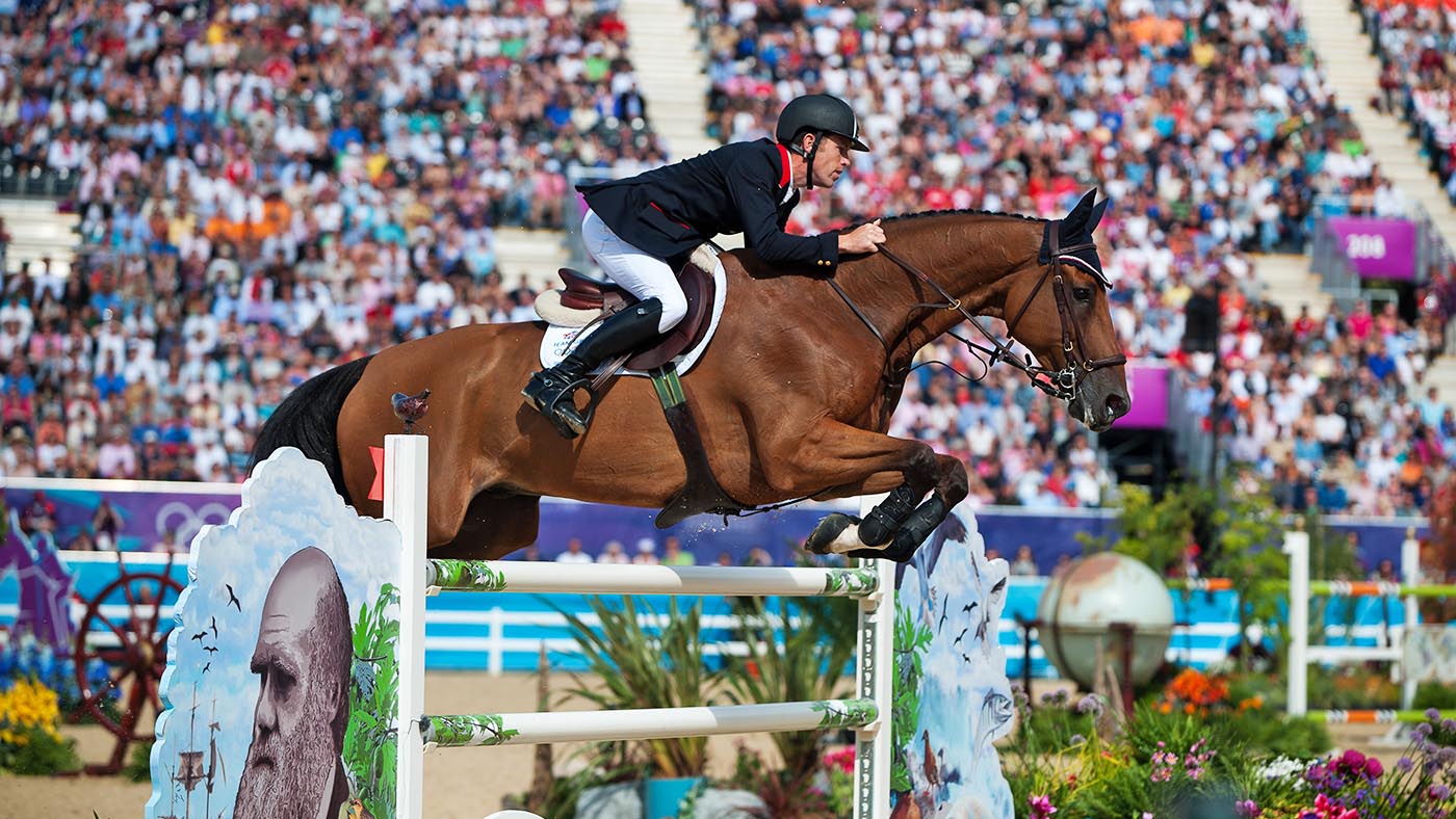 Scott Brash (GBR)&amp;amp;Hello Sanctos - Jumping - Team Final / Third Qualifier - London 2012 Olympic Games - Greenwich Park, London, United Kingdom - 06 August 2012
