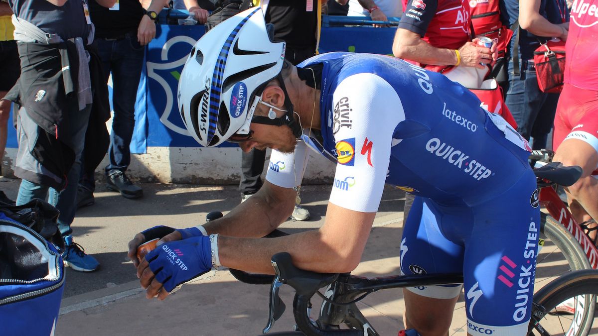 Trentin recovers on the Roubaix velodrome