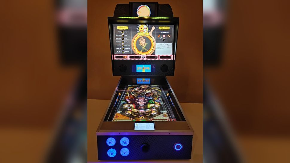 Custom virtual pinball machine packs Raspberry Pi Pico's RP2040 and a ...