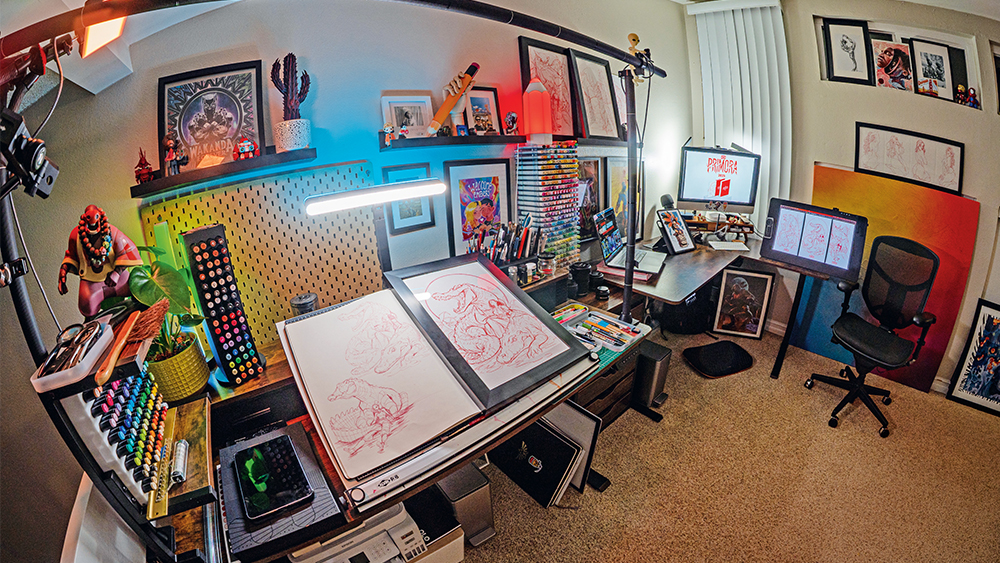 Geizi Guevara&#039;s art studio