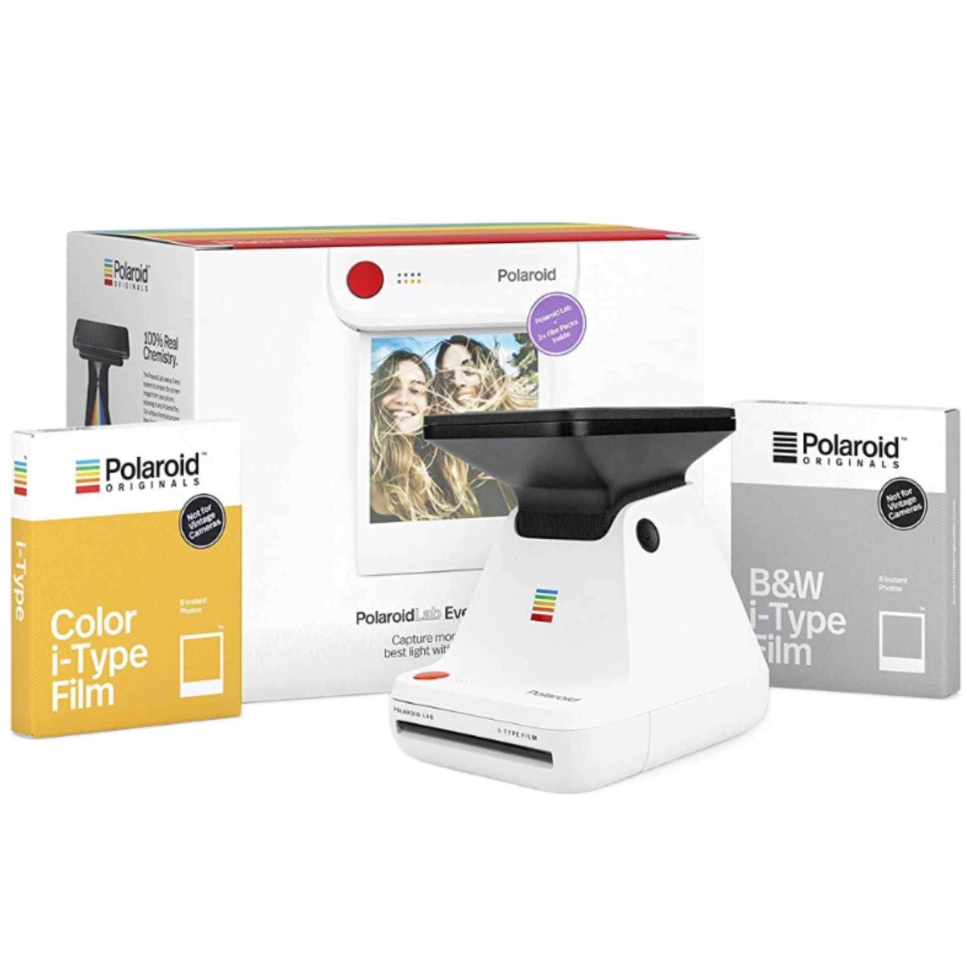 Printer dan cetakan kamera polaroid