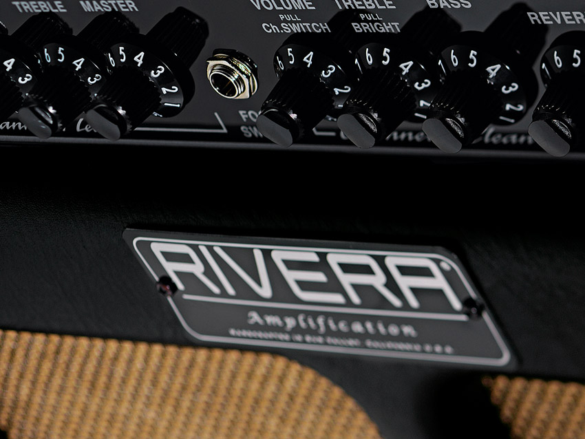 The presence of pull-switches on some controls is a Rivera staple.