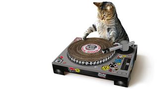 Suck UK Cat Scratching DJ Deck