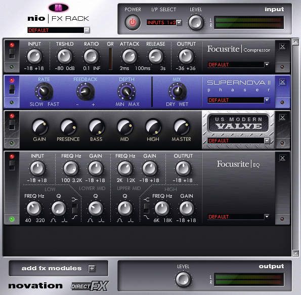 Parent company Focusrite has supplied some tasty mastering processing