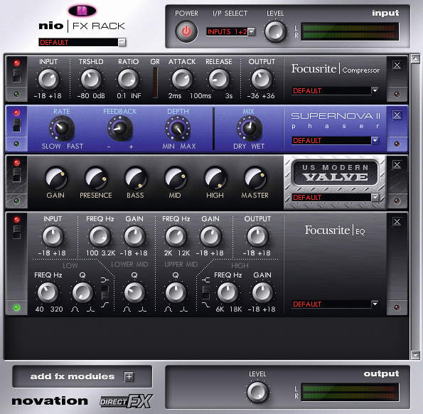 Parent company Focusrite has supplied some tasty mastering processing