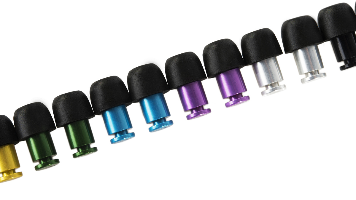 The ISOLATE ear protectors are available in multiple colour options.