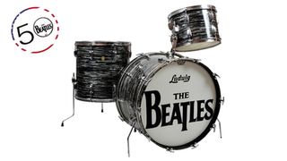 Once The Beatles broke through, Ludwig's previously unfashionable Oyster Black wrap became a massive seller.