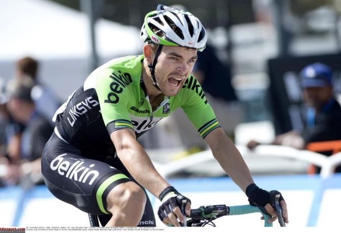 Jack Bobridge (Team Belkin) give it his all