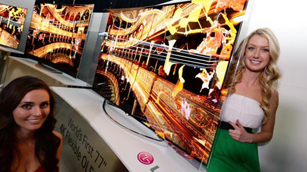 LG flexible TV