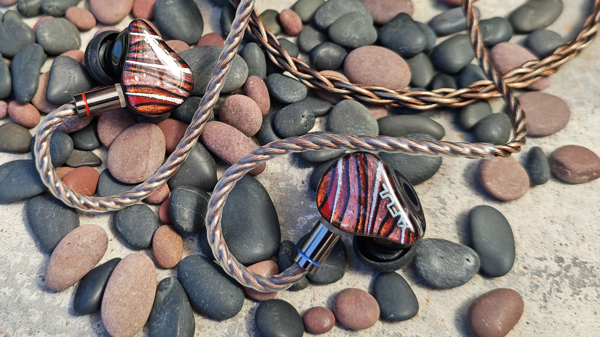 Various photos of the Aful Performer 8s IEM. 