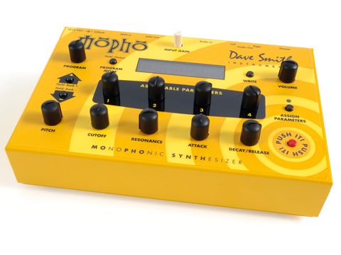 The Mopho's limited control options mean that serious programming has to be done in software.