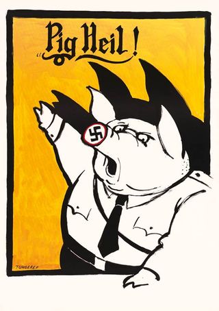 1994's Pig Heil! was directed against Europe's ever-present strain of neo-Nazism