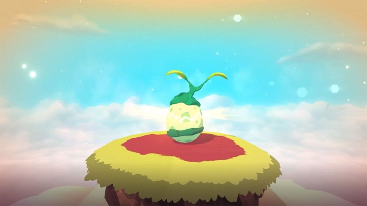 Temtem how to hatch eggs – a TemTem egg sitting on a platform