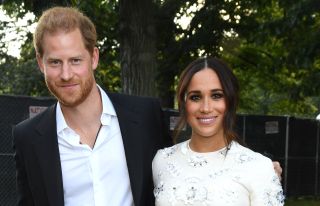 Prince Harry, Duke of Sussex and Meghan, Duchess of Sussex attend Global Citizen Live, New York on September 25, 2021