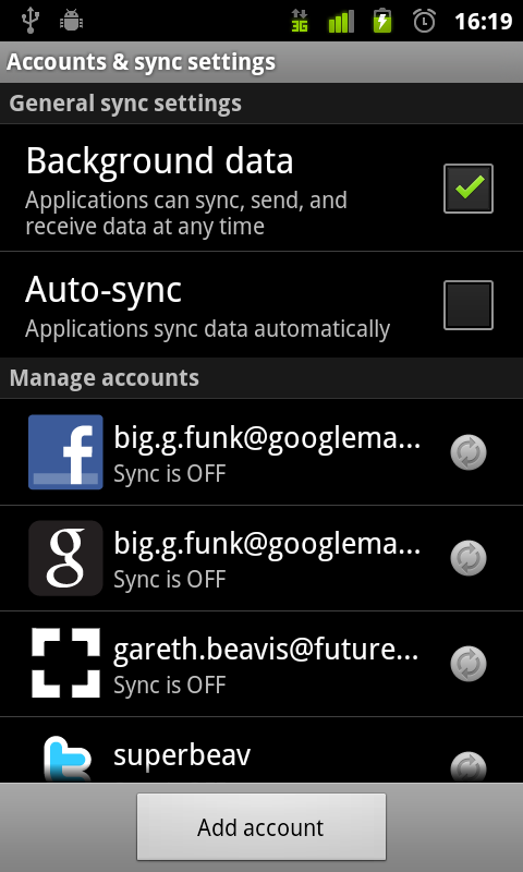 Nexus s battery life
