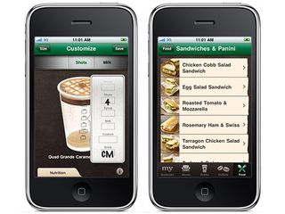 Starbucks iphone app