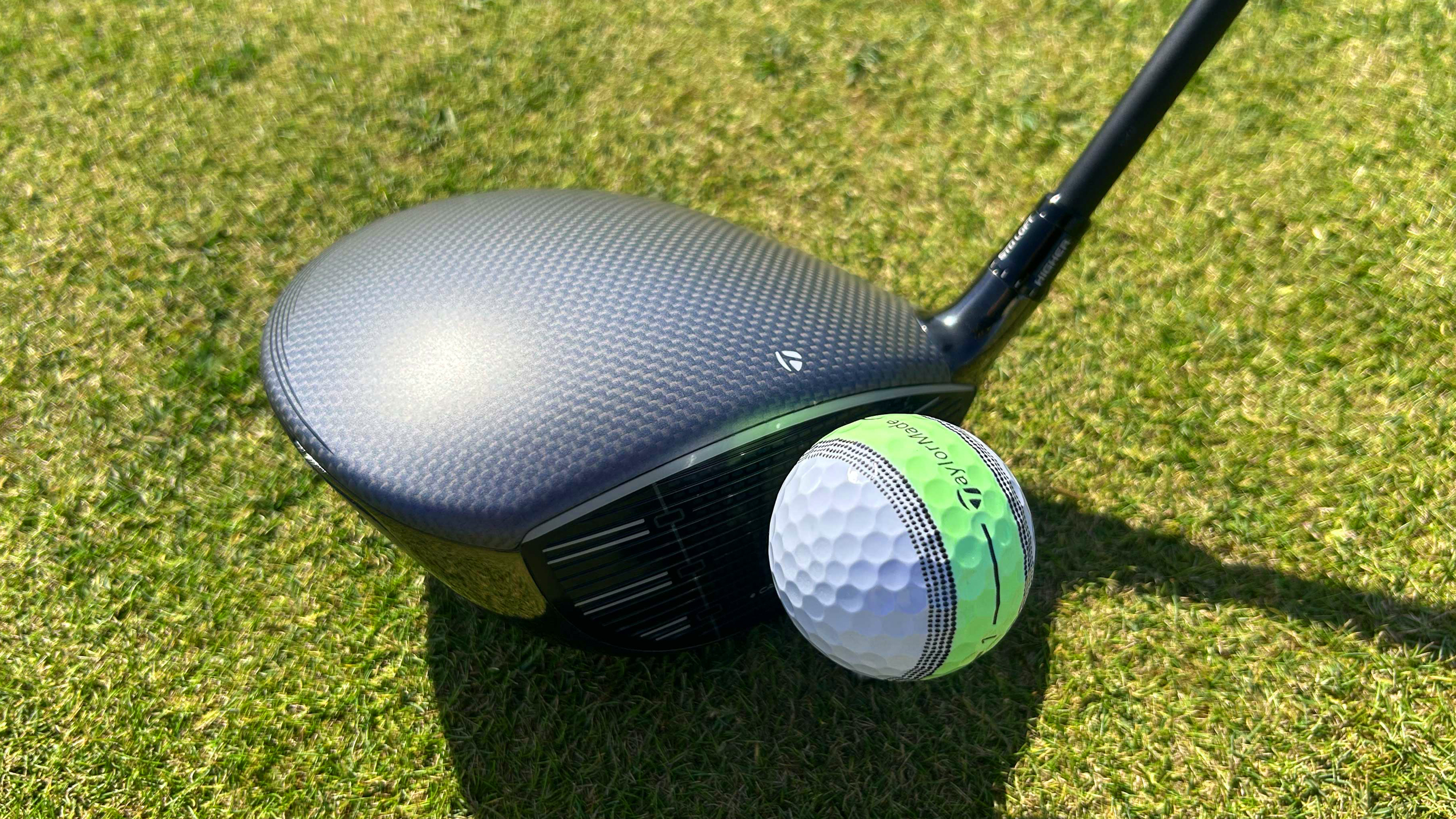 TaylorMade balls and driver