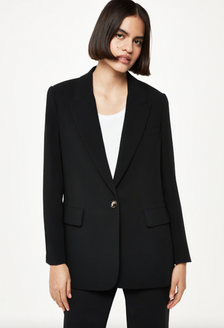 Crepe Boyfriend Blazer