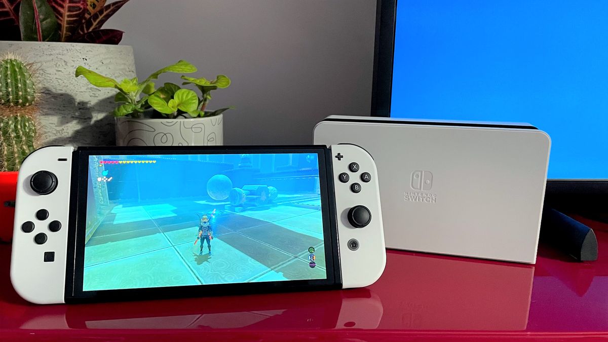 Nintendo Switch Nintendo Switch 2020 Newst Nintendo Switch Gray Joy-Con Improved Battery Life