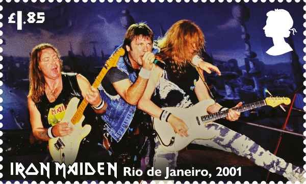 Iron Maiden stamp