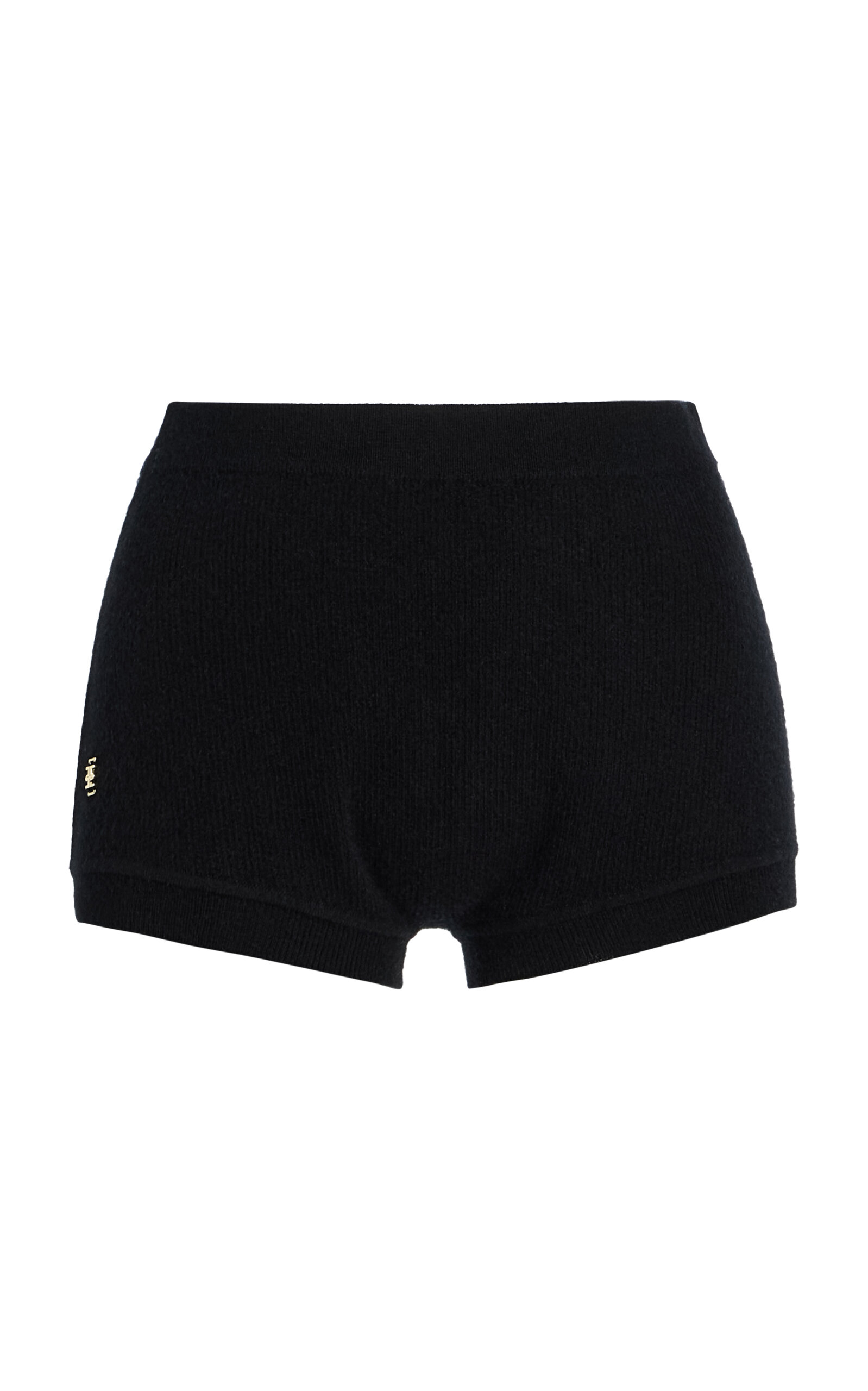 Ribbed Cashmere Bloomer Shorts