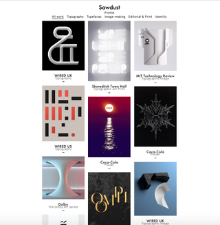 SAWDUST's slick portfolio site has proved to be a great calling card for the cutting edge design outfit