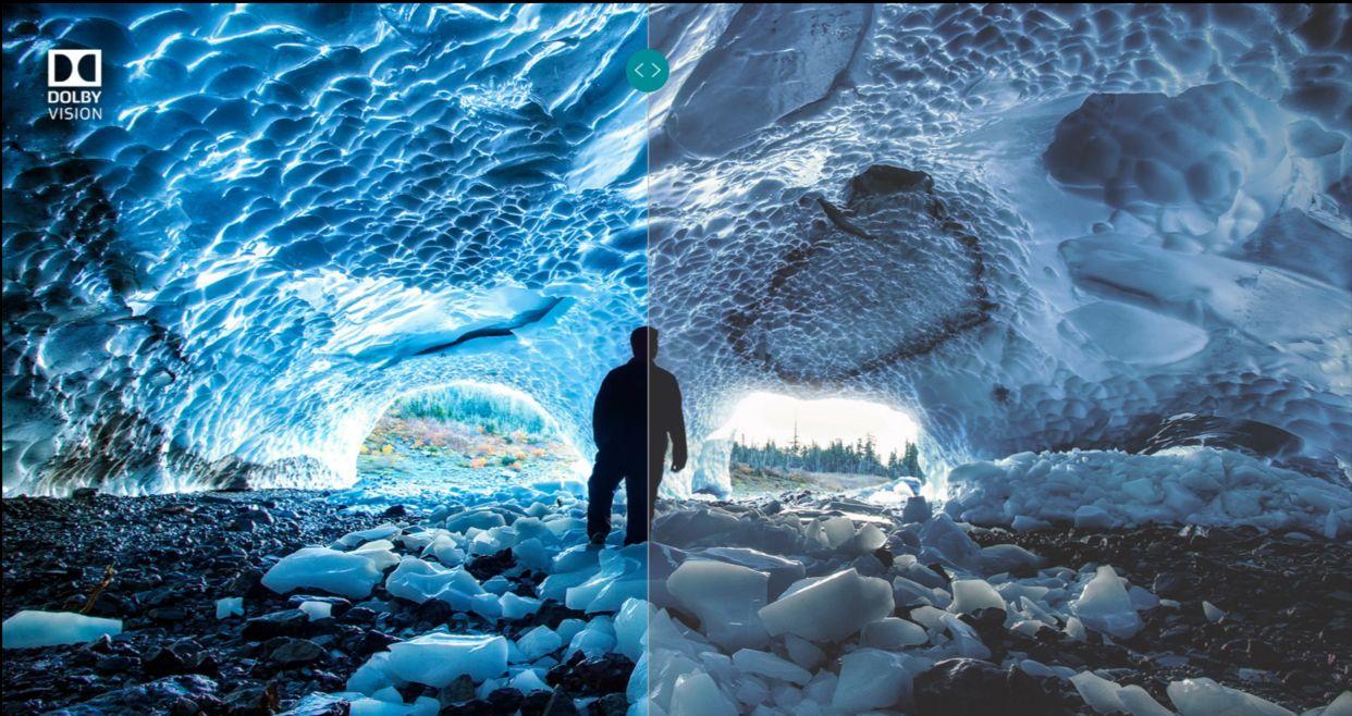 Dolby Vision HDR compared to an HDR image.