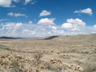 The ancient aquatic reef was discovered at the Driedoornvlagte field locality (shown here) in southern Namibia, which long ago was an aquatic ecosystem.
