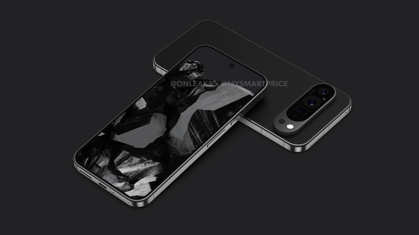 A leaked rendering of the Pixel 9 Pro.