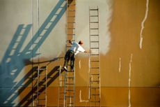 A worker in California. 