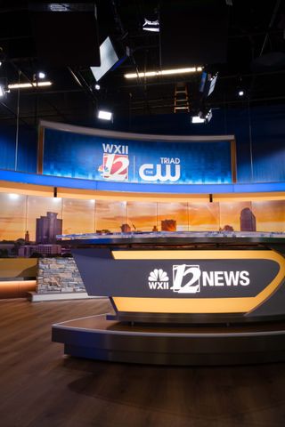 Brightline LED SeriesOne fixtures installed at NBC affiliate WYFF in Greenville, South Carolina.