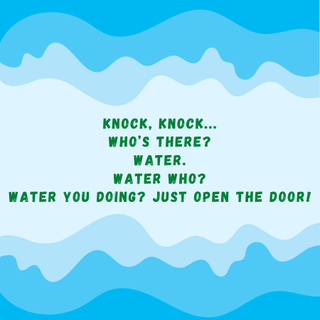 Water knock-knock jokes