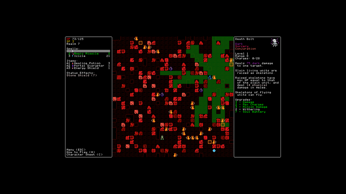 Rift Wizard, a pixel art roguelike with surprising depth
