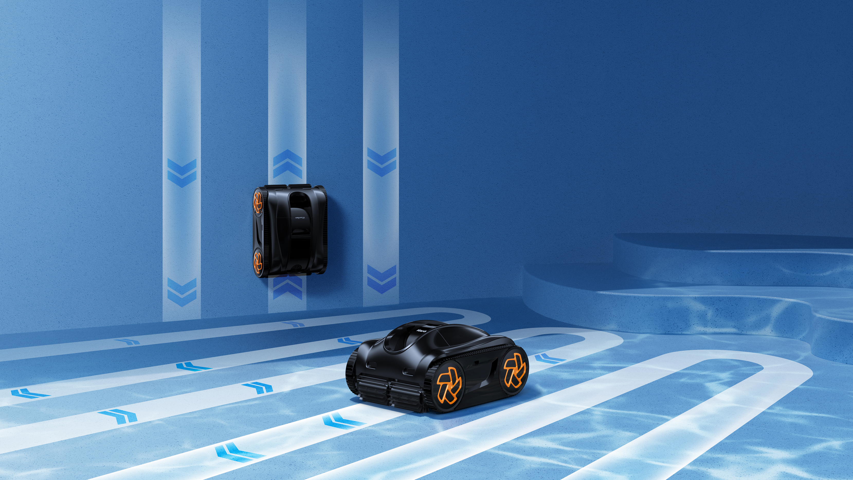 The iGarden Pool Cleaner K Smart Path Technology