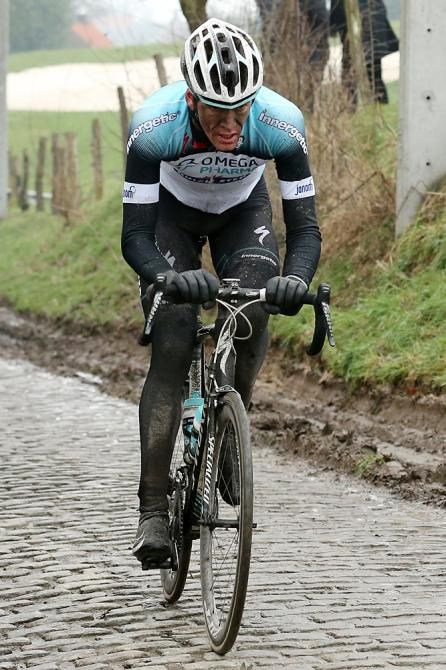 Stijn Vandenbergh (Omega Pharma-Quickstep) was a main protagonist in the Dwars door Vlaanderen