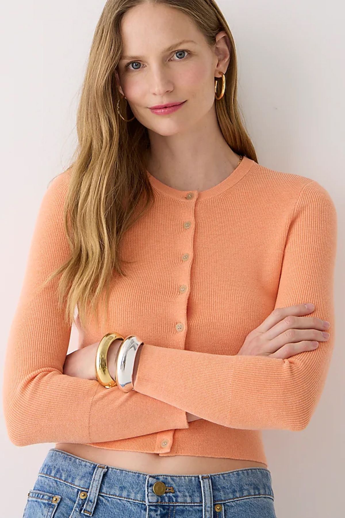 J. Crew Ribbed Jackie Cardigan Sweater