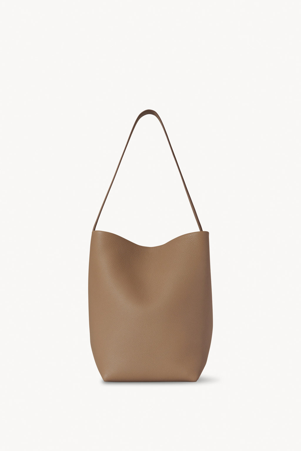 Leather in medium-sized N/S park tote bag