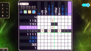 An image of a picross board from game Logiart Grimoire