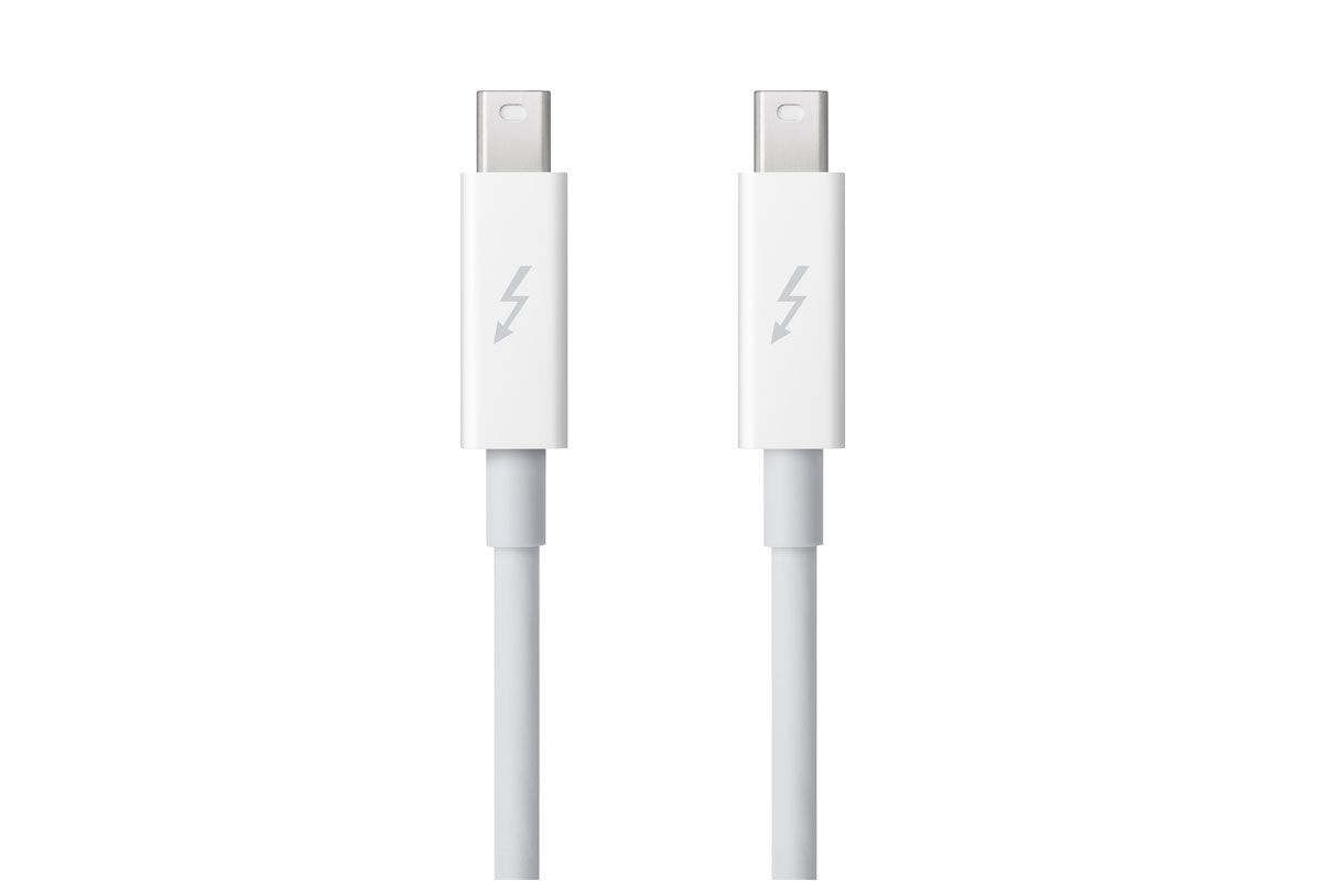 An Apple Thunderbolt cable