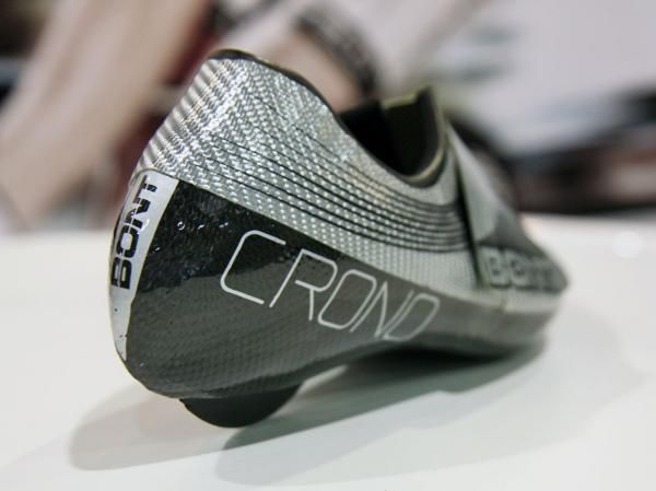 The tapered heel cup on the Bont Crono aims to keep air flowing smoothly out the back.