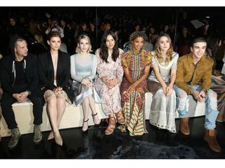 The H&M Front Row At Paris Fashion Week
