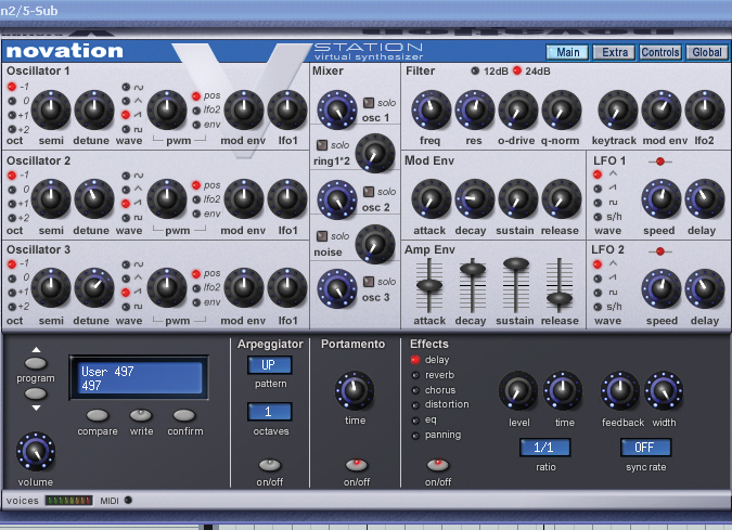 Massive synth bass sound
