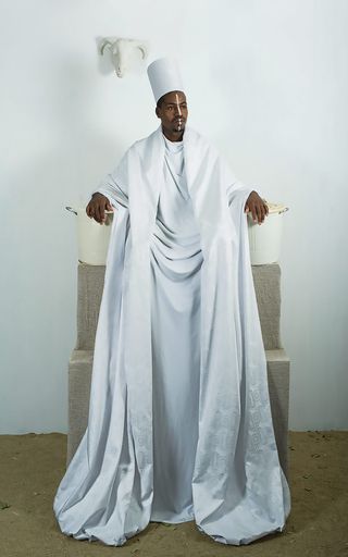 Throne in White, 2016, by Maïmouna Guerresi