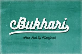 Free font: Bukhari Script