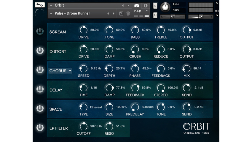 The effects page.