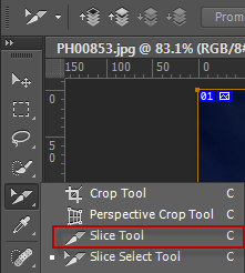 photoshop cc save web slices