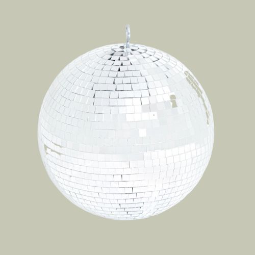 Habitat, Silver Mirror Disco Ball Hanging Ornament