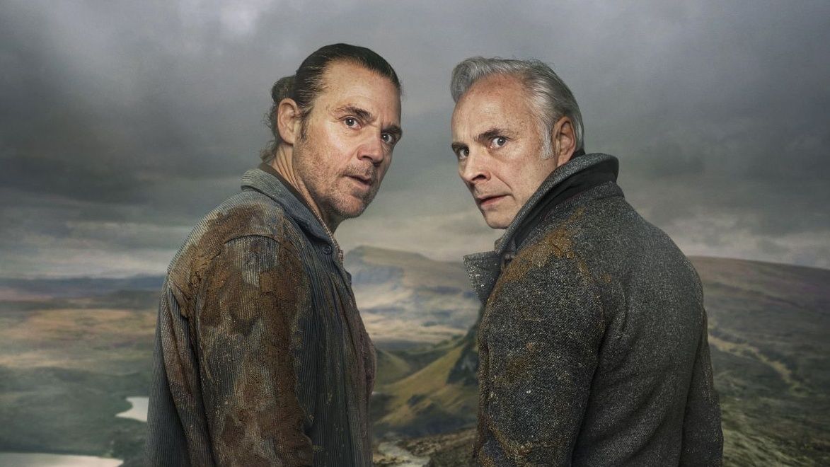 Scottish actors Mark Bonnar and Jamie Sives as Max and Jake in Guilt season 3