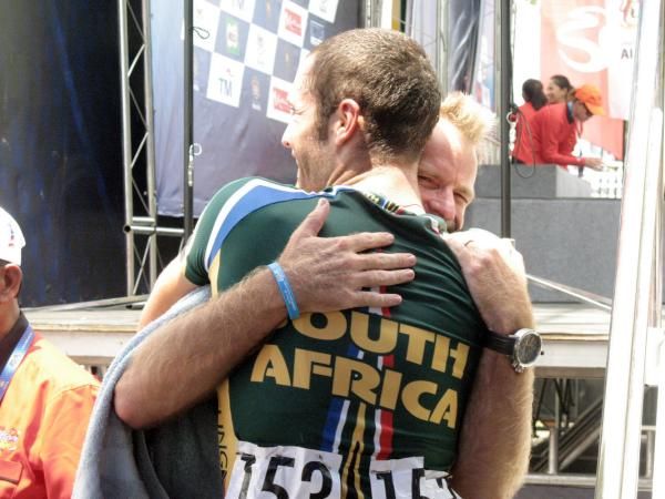 South Africa's Jay Thomson was overjoyed with his stage win
